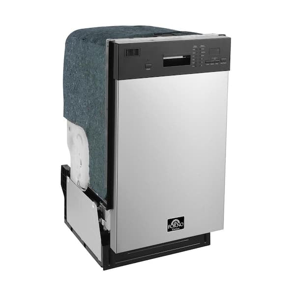 FORNO Espresso Polo 18" Built-in Dishwasher in Stainless Steel (FDWBI8041-18S)