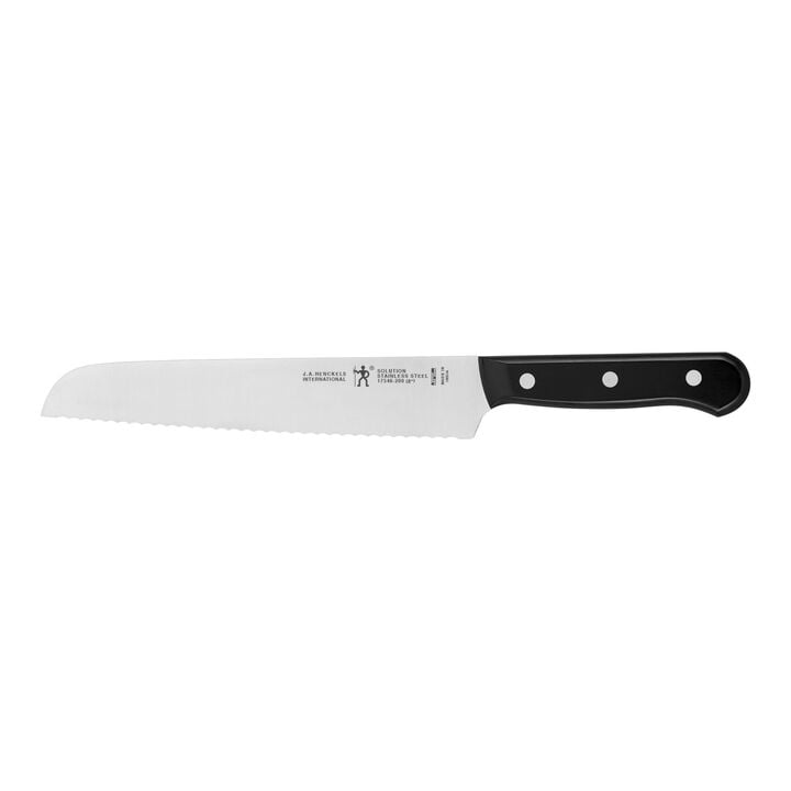 HENCKELS Razor-Sharp Solution 18-pc Knife Set with Block, Chef Knife, Steak Knife, Utility Knife, Dark Brown, Stainless Steel, German Engineered Informed by 100+ Years of Mastery