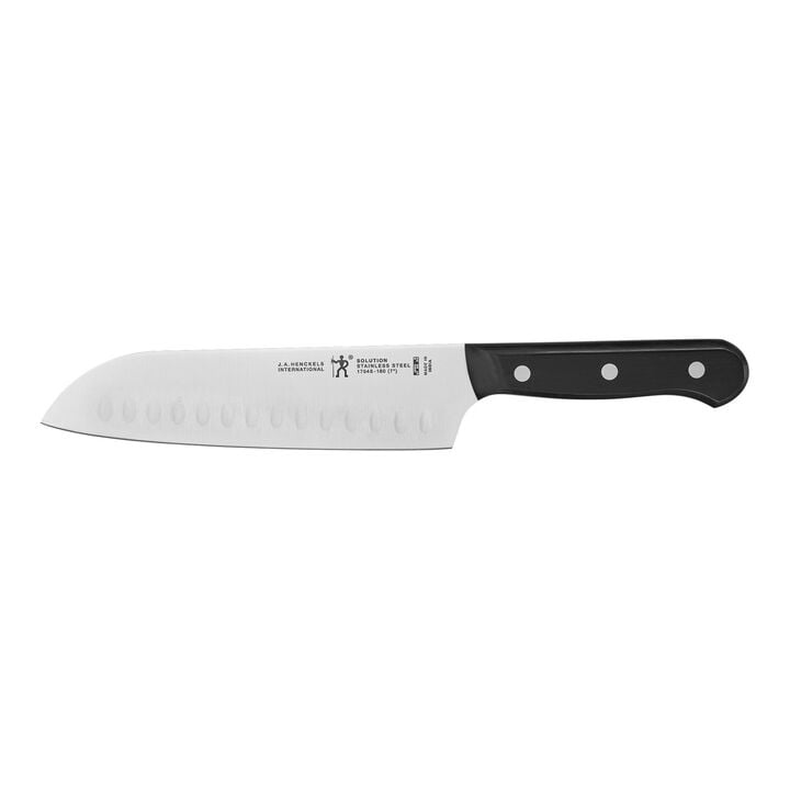 HENCKELS Razor-Sharp Solution 18-pc Knife Set with Block, Chef Knife, Steak Knife, Utility Knife, Dark Brown, Stainless Steel, German Engineered Informed by 100+ Years of Mastery