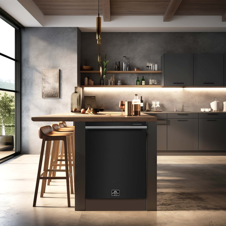 Forno 24” Alta Qualita Pozzo Stainless-Steel Dishwasher (FDWBI8067-24S)