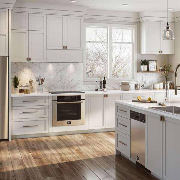 FORNO Espresso Polo 18" Built-in Dishwasher in Stainless Steel (FDWBI8041-18S)