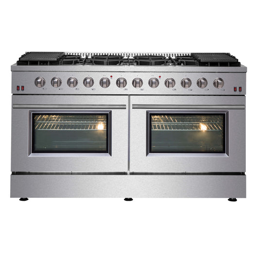 FORNO Galiano – 60″ Freestanding Gas Range (FFSGS6244-60)