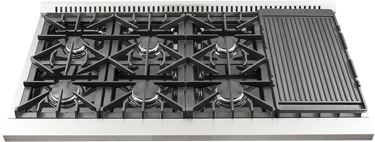 Forno Appliance Package - 48 Inch Gas Range, Dishwasher, 60 Inch Refrigerator