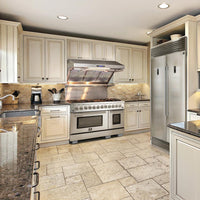 Forno Appliance Package - 48 Inch Gas Range, Dishwasher, 60 Inch Refrigerator, 3-Piece Package