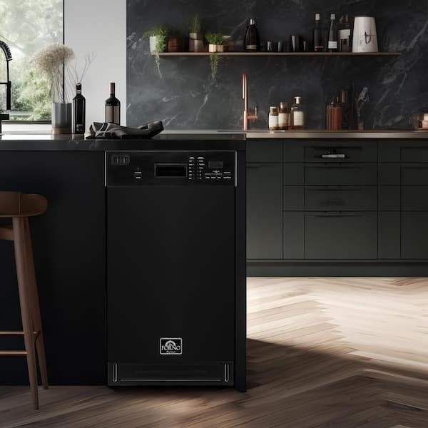 FORNO Espresso Polo 18" Built-in Dishwasher in Stainless Steel (FDWBI8041-18S)