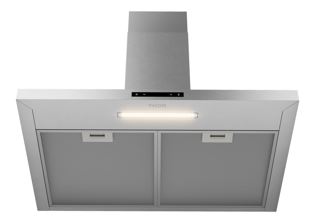 THORE 30 Inch Contemporary Wall Mount Pyramid Shape Range Hood Model (ARH30P)
