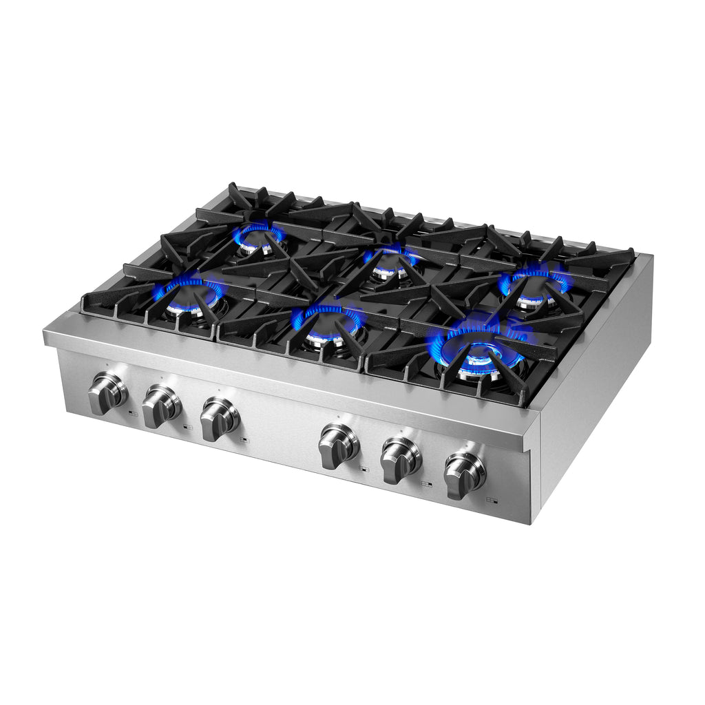 FORNO COSSATO ALTA QUALITA 36" GAS RANGETOP (FCTGS5737-36)