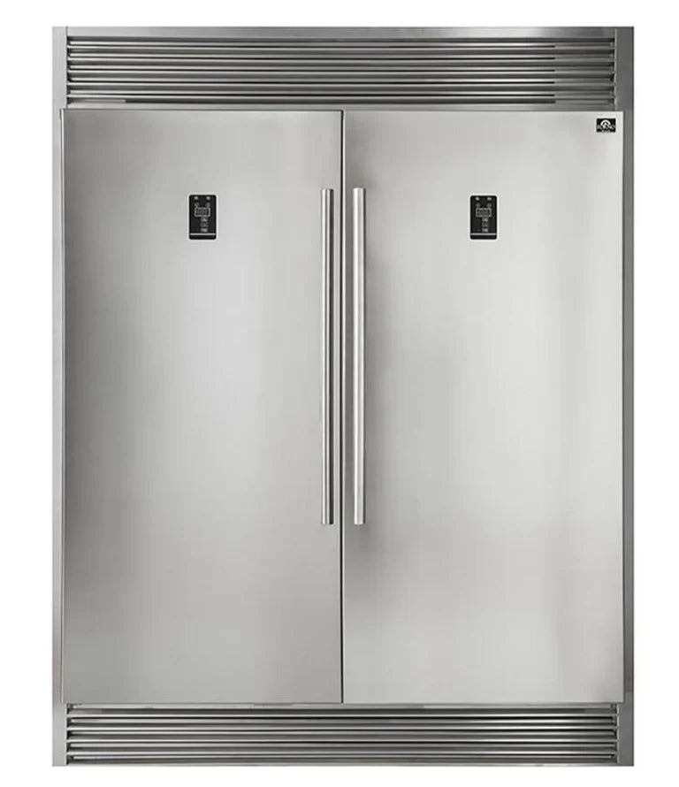 Forno Appliance Package - 48 Inch Gas Range, Dishwasher, 60 Inch Refrigerator