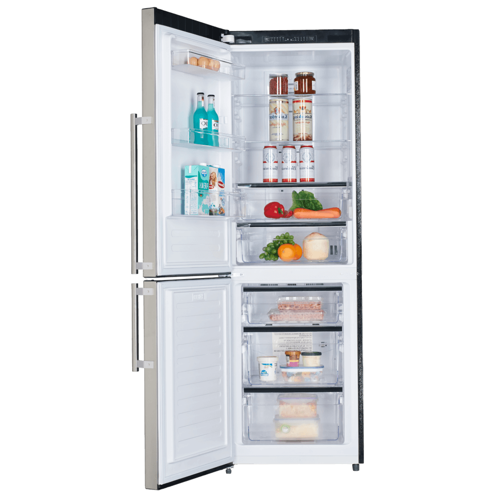 FORNO 23.4" Bottom Mount Freestanding Refrigerator and Freezer with 11.1 Cubic Ft. Total Capacity (Left or Right Swing) (FFFFD1778-24LS)