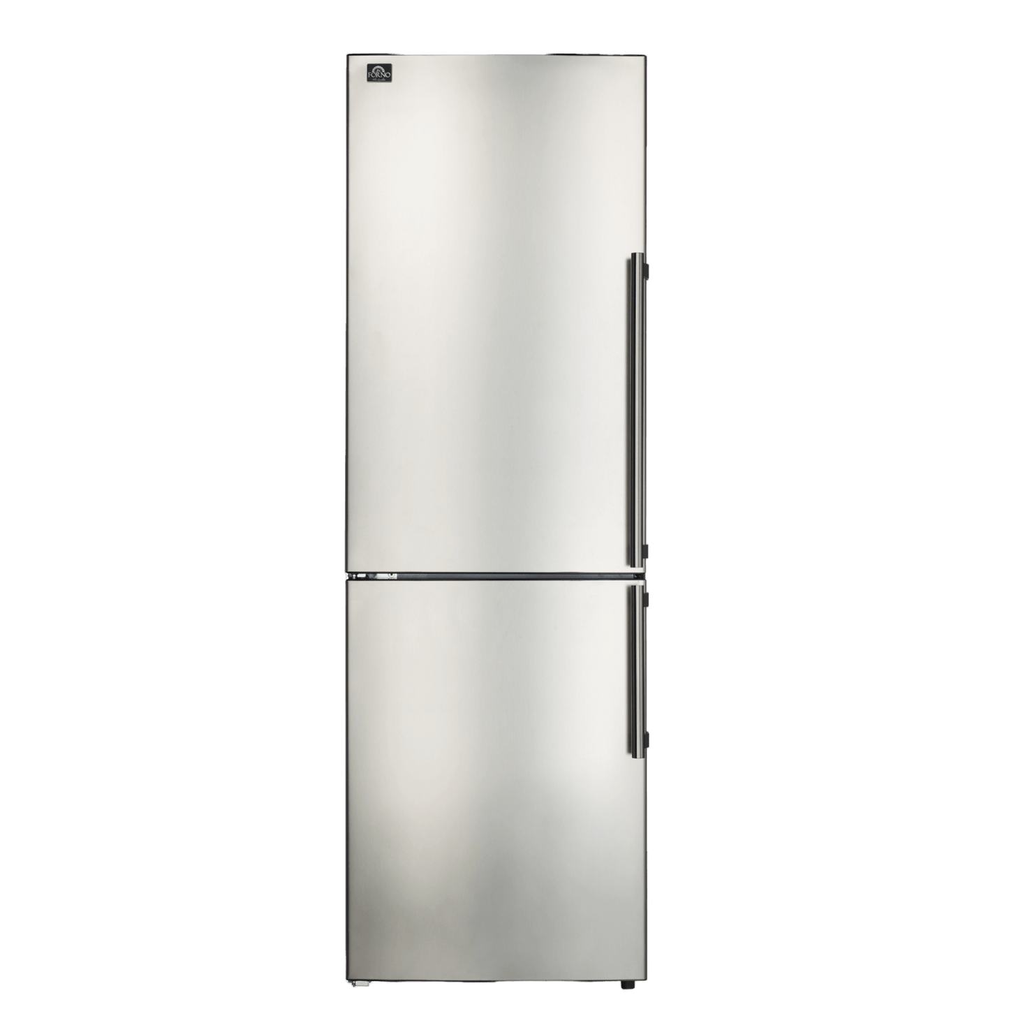 FORNO 23.4" Bottom Mount Freestanding Refrigerator and Freezer with 11.1 Cubic Ft. Total Capacity (Left or Right Swing) (FFFFD1778-24LS)