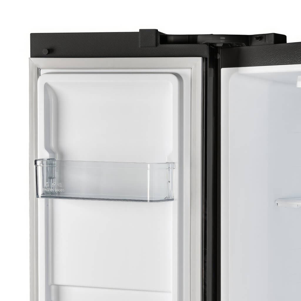 FORNO Salerno Espresso 33-inch Side-by-Side 15.6 Cu.Ft. Black or White Refrigerator (FFRBI1805-33BLK)
