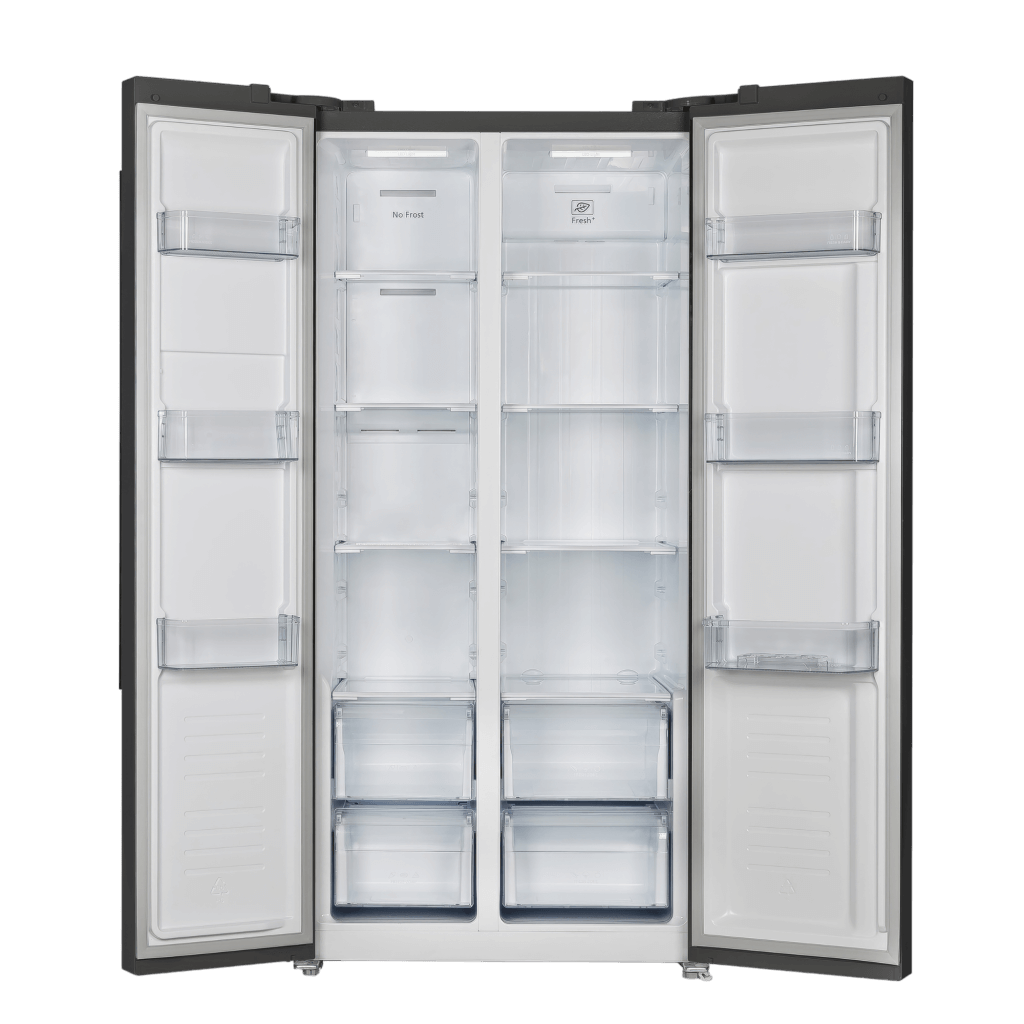 FORNO Salerno Espresso 33-inch Side-by-Side 15.6 Cu.Ft. Black or White Refrigerator (FFRBI1805-33BLK)