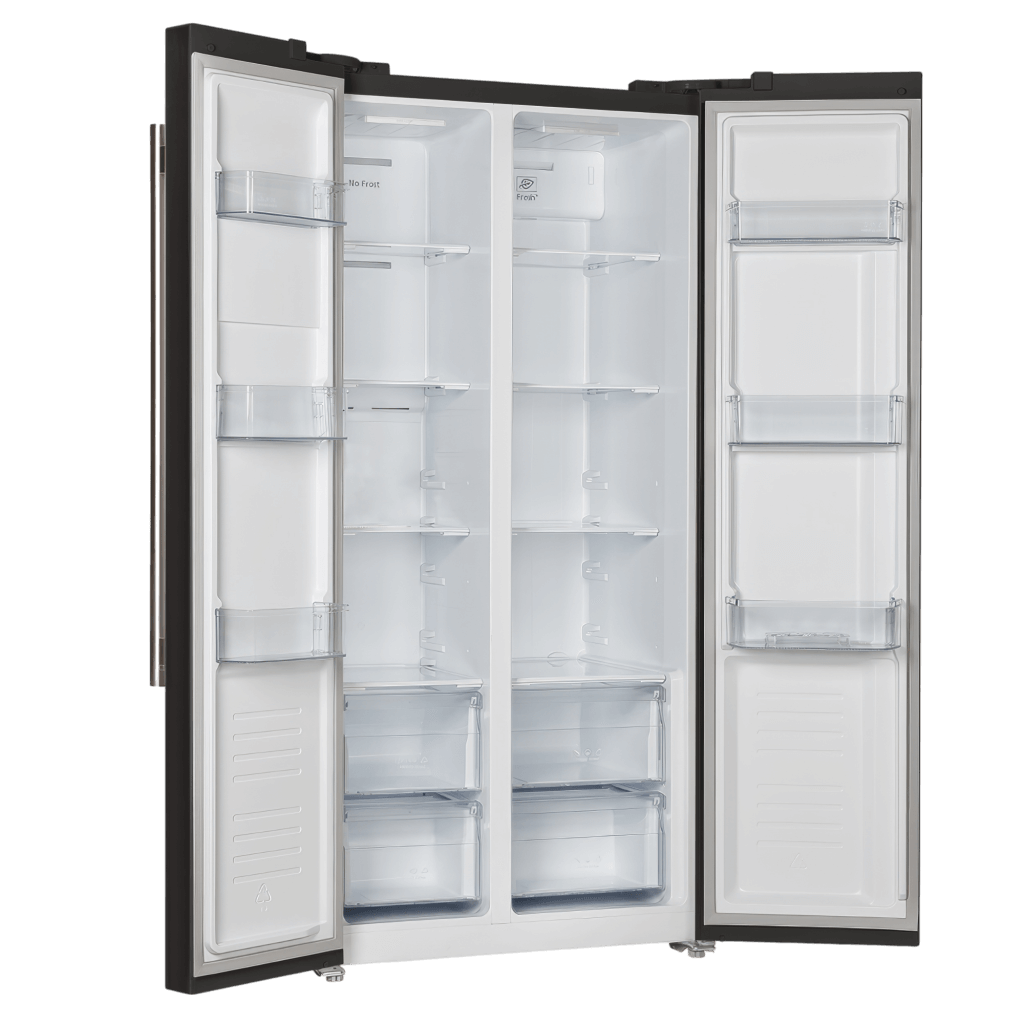 FORNO Salerno Espresso 33-inch Side-by-Side 15.6 Cu.Ft. Black or White Refrigerator (FFRBI1805-33BLK)