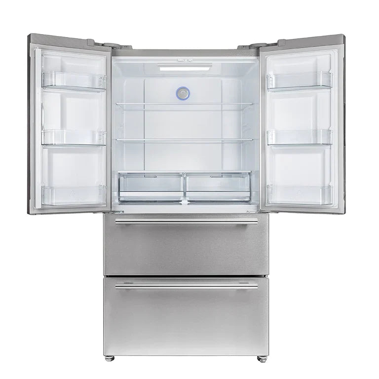 Forno Appliance Package - 36" Dual Fuel Range, Dishwasher, 36" Refrigerator