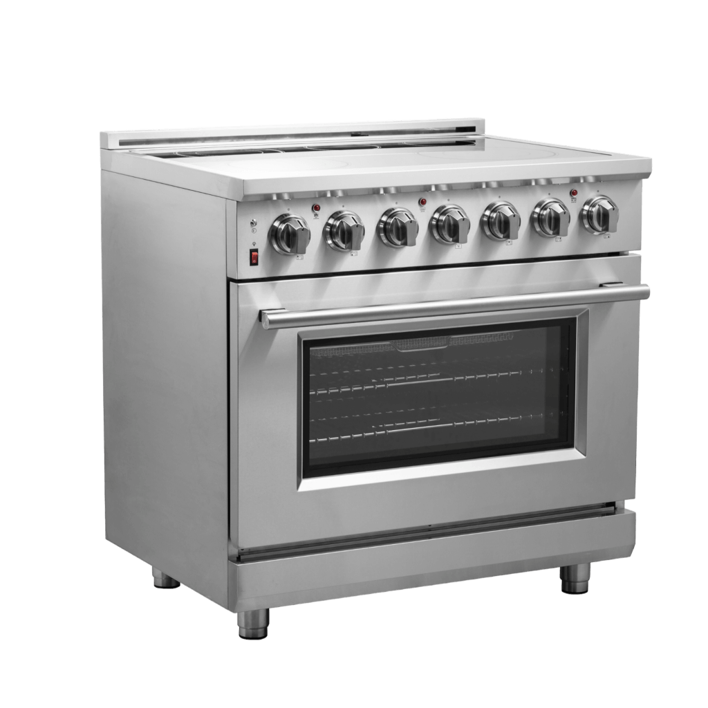 FORNO Massimo 36″ Freestanding Chef Door Electric Range (FFSEL6020-36)