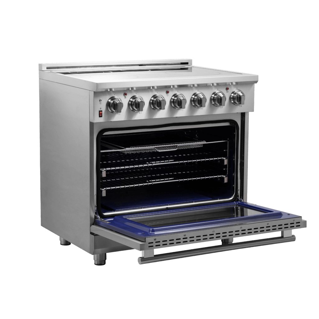 FORNO Massimo 36″ Freestanding Chef Door Electric Range (FFSEL6020-36)