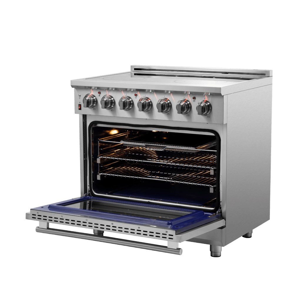 FORNO Massimo 36″ Freestanding Chef Door Electric Range (FFSEL6020-36)