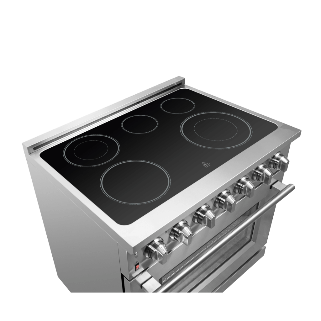 FORNO Massimo 36″ Freestanding Chef Door Electric Range (FFSEL6020-36)