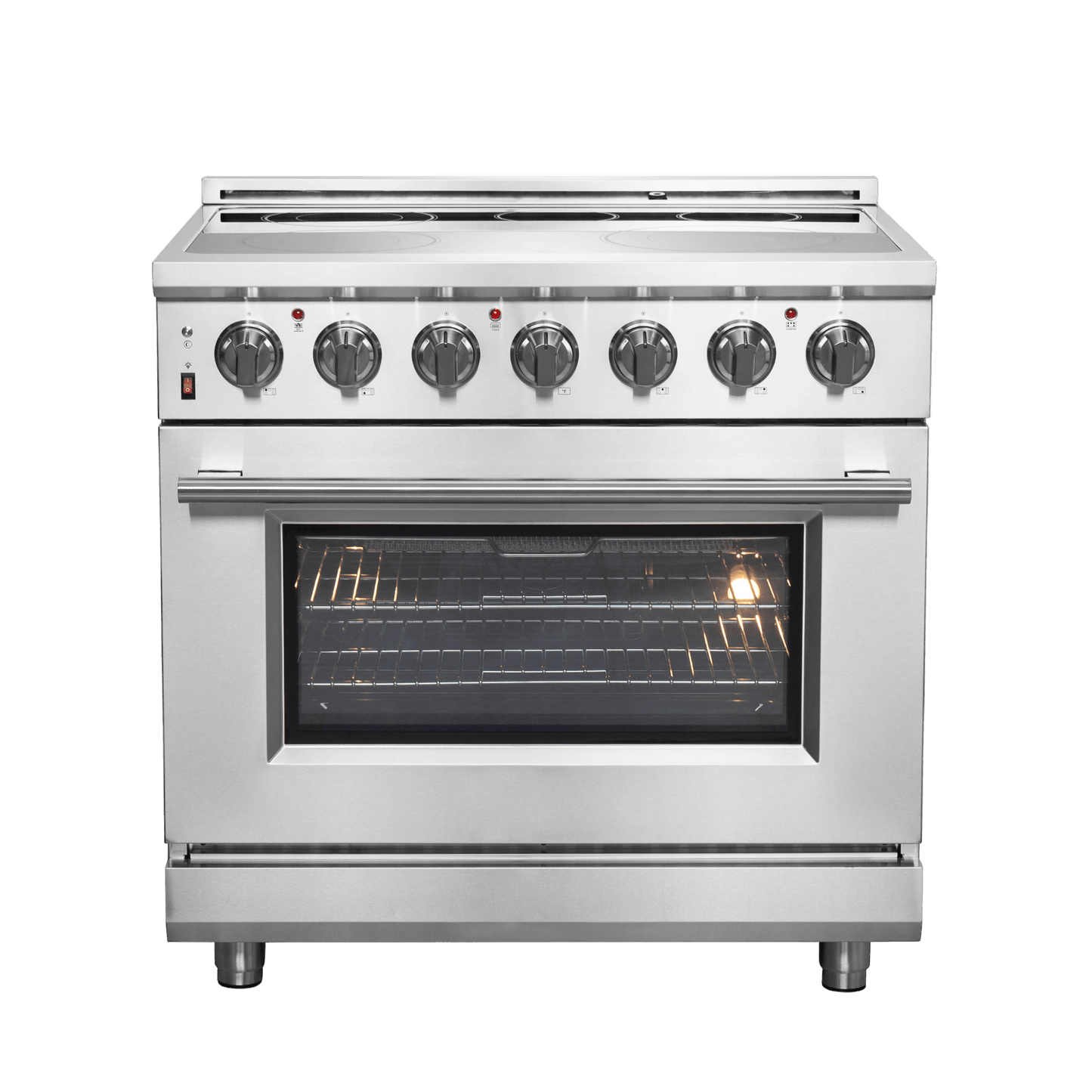 FORNO Massimo 36″ Freestanding Chef Door Electric Range (FFSEL6020-36)