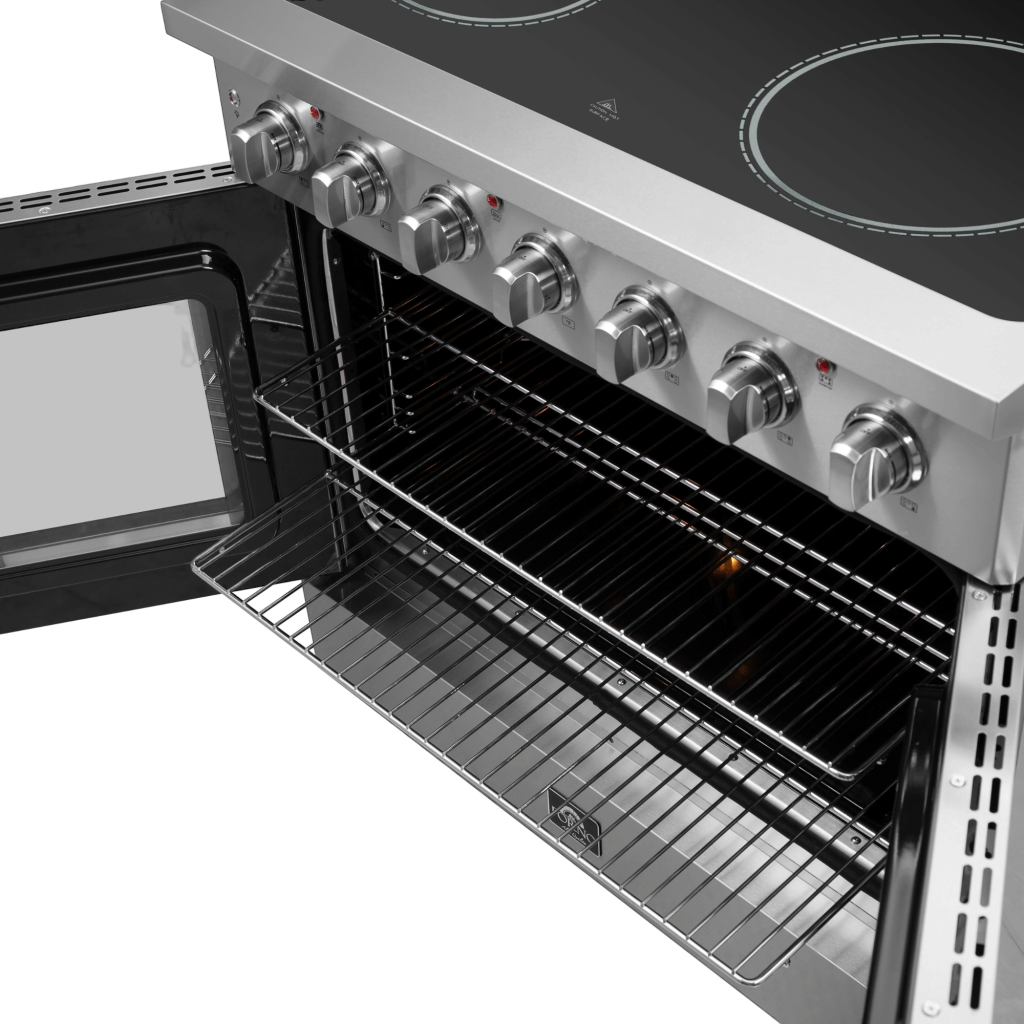 FORNO Galiano 36″ Freestanding French Door Electric Range (FFSEL6917-36)
