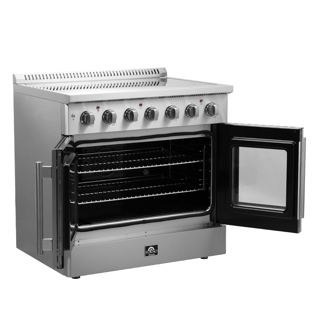 FORNO Galiano 36″ Freestanding French Door Electric Range (FFSEL6917-36)
