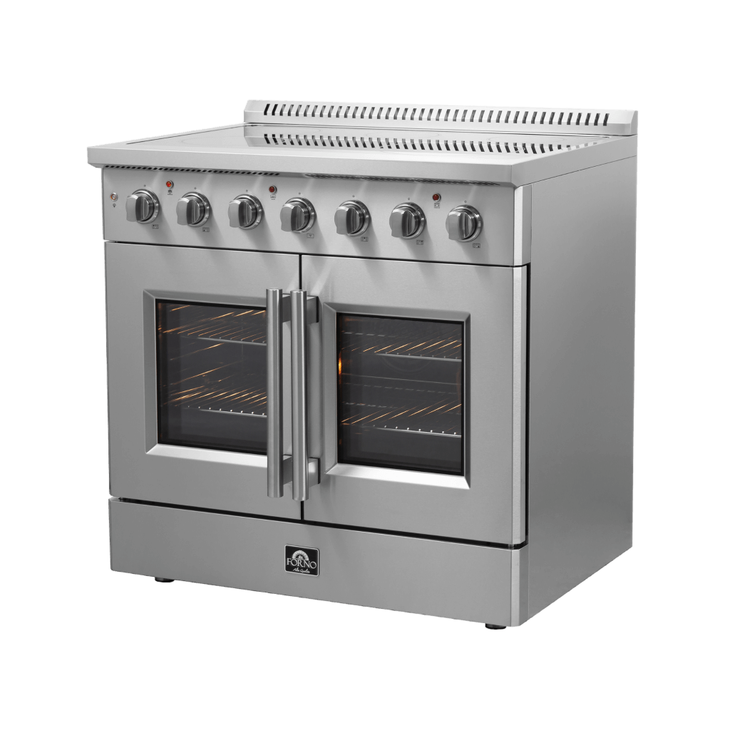 FORNO Galiano 36″ Freestanding French Door Electric Range (FFSEL6917-36)