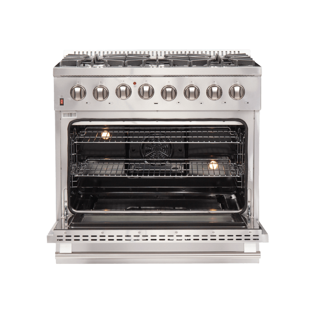 Forno Galiano 36″ Freestanding Dual Fuel Range (FFSGS6156-36)