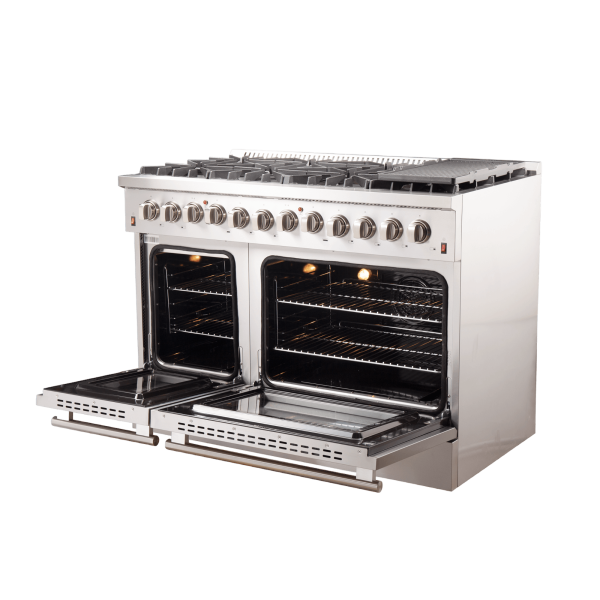 FORNO Galiano 48″ Freestanding Dual Fuel Range (FFSGS6156-48)