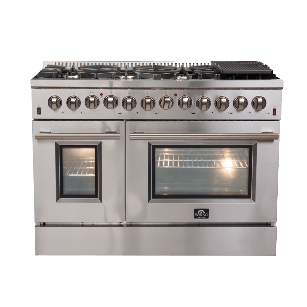 FORNO Galiano 48″ Freestanding Dual Fuel Range (FFSGS6156-48)