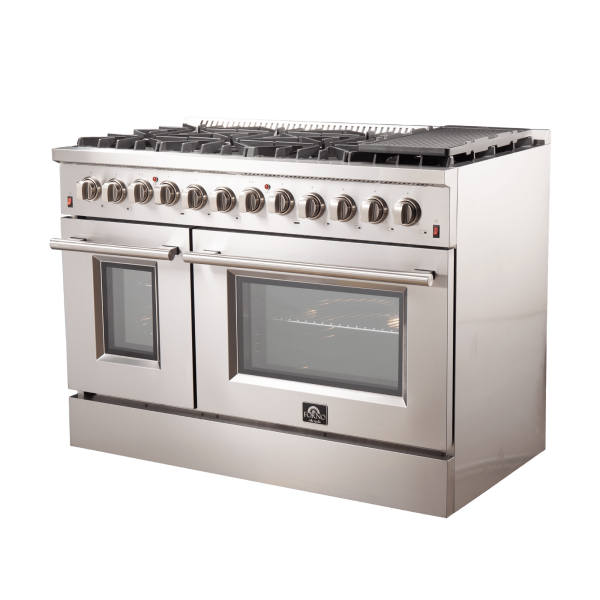 FORNO Galiano 48″ Freestanding Dual Fuel Range (FFSGS6156-48)