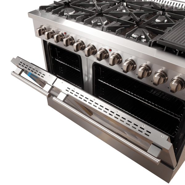 FORNO Galiano 48″ Freestanding Dual Fuel Range (FFSGS6156-48)