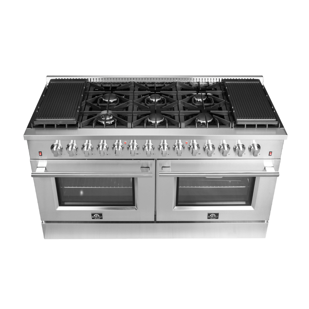 FORNO Galiano 60″ Freestanding Dual Fuel Range (FFSGS6156-60)