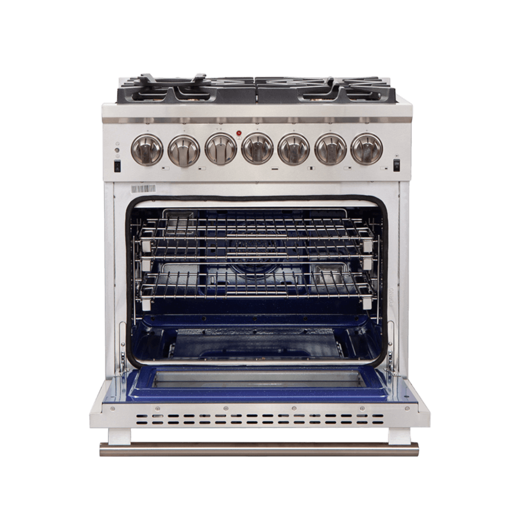 FORNO Capriasca 30″ Freestanding Dual Fuel Range (FFSGS6187-30)