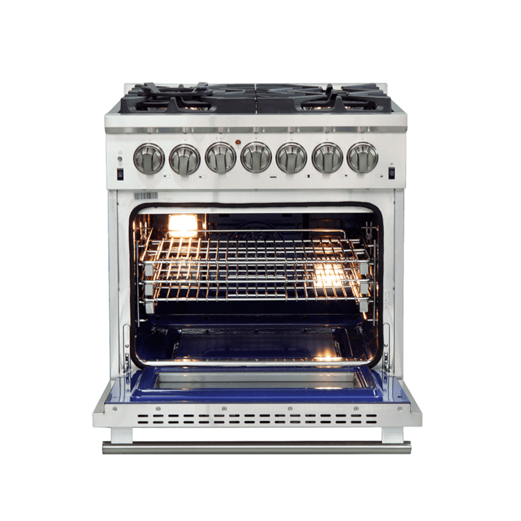 FORNO Capriasca 30″ Freestanding Dual Fuel Range (FFSGS6187-30)