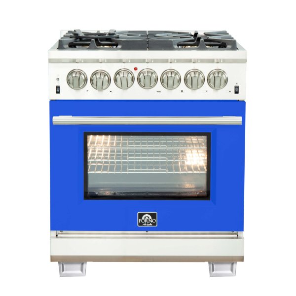 FORNO Capriasca 30″ Freestanding Dual Fuel Range (FFSGS6187-30)