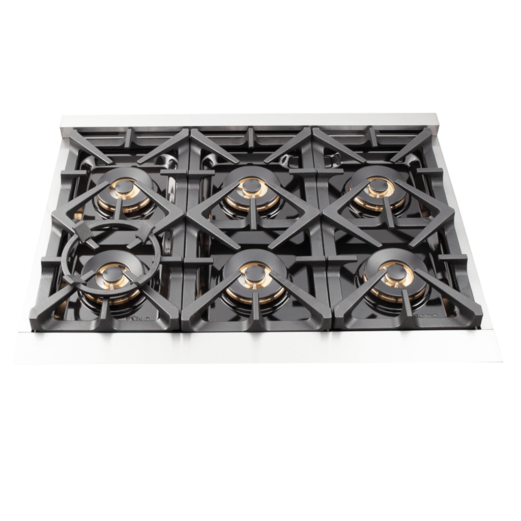 FORNO Capriasca 36″ Freestanding Dual Fuel Range (FFSGS6187-36)