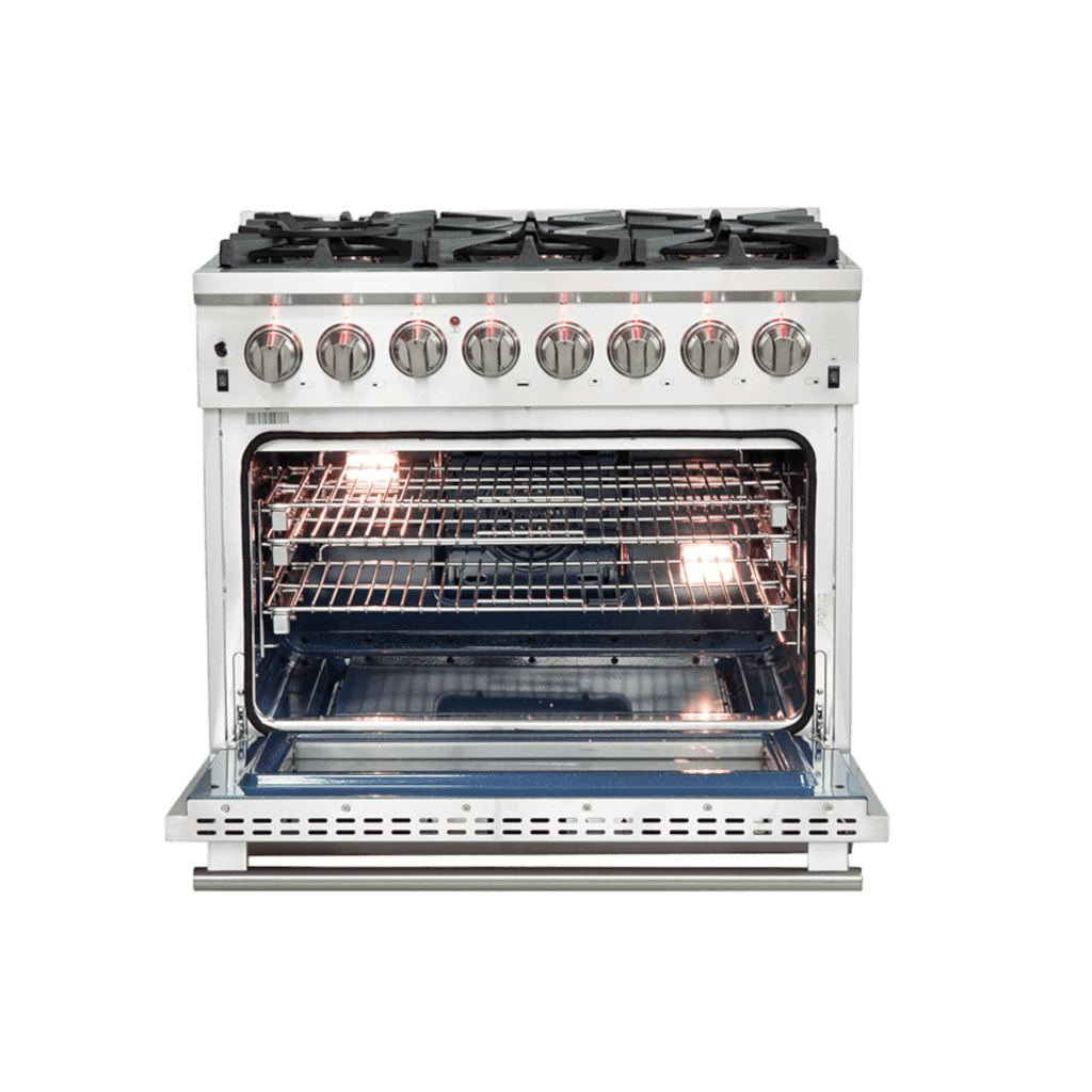 FORNO Capriasca 36″ Freestanding Dual Fuel Range (FFSGS6187-36)