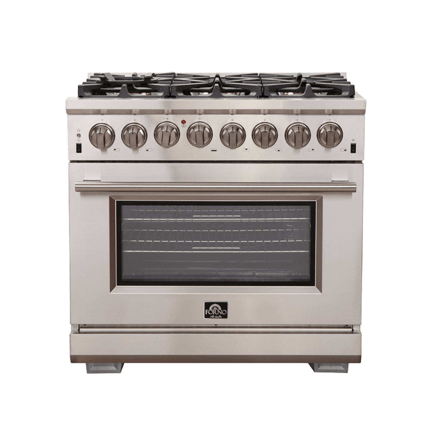 FORNO Capriasca 36″ Freestanding Dual Fuel Range (FFSGS6187-36)
