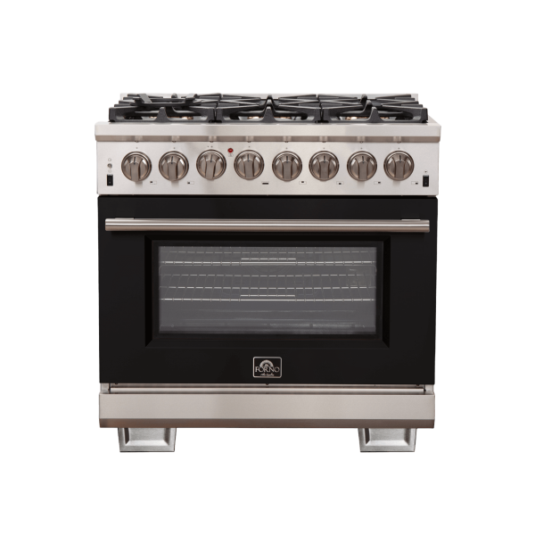 FORNO Capriasca 36″ Freestanding Dual Fuel Range (FFSGS6187-36)