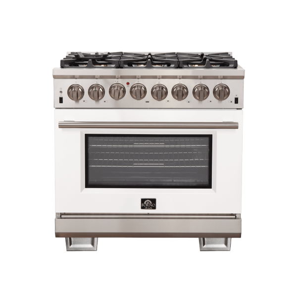 FORNO Capriasca 36″ Freestanding Dual Fuel Range (FFSGS6187-36)