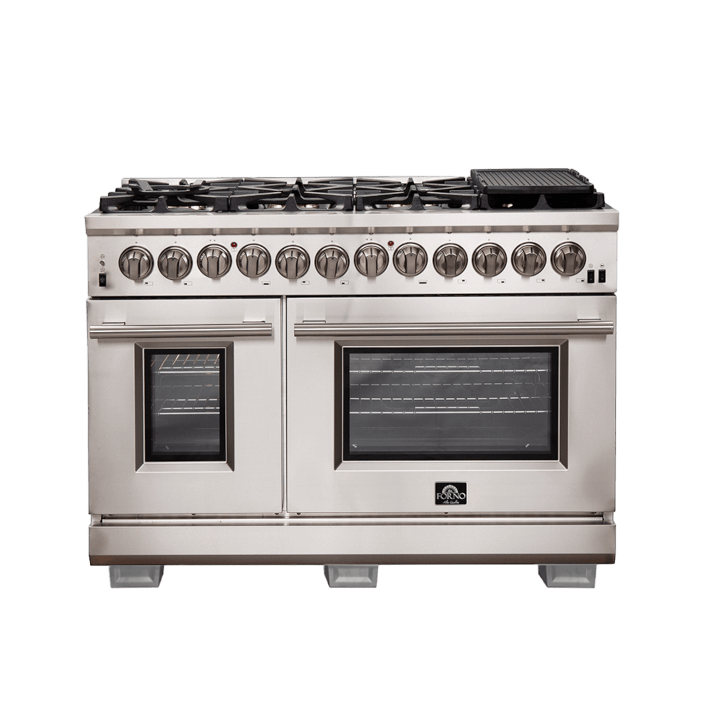 Forno Capriasca 48″ Freestanding Dual Fuel Range (FFSGS6187-48)