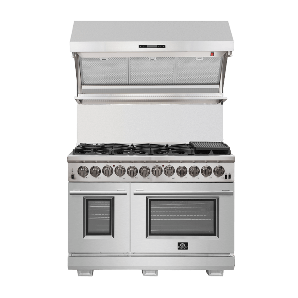 Forno Capriasca 48″ Freestanding Dual Fuel Range (FFSGS6187-48)