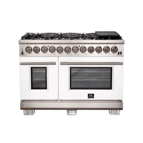 Forno Capriasca 48″ Freestanding Dual Fuel Range (FFSGS6187-48)