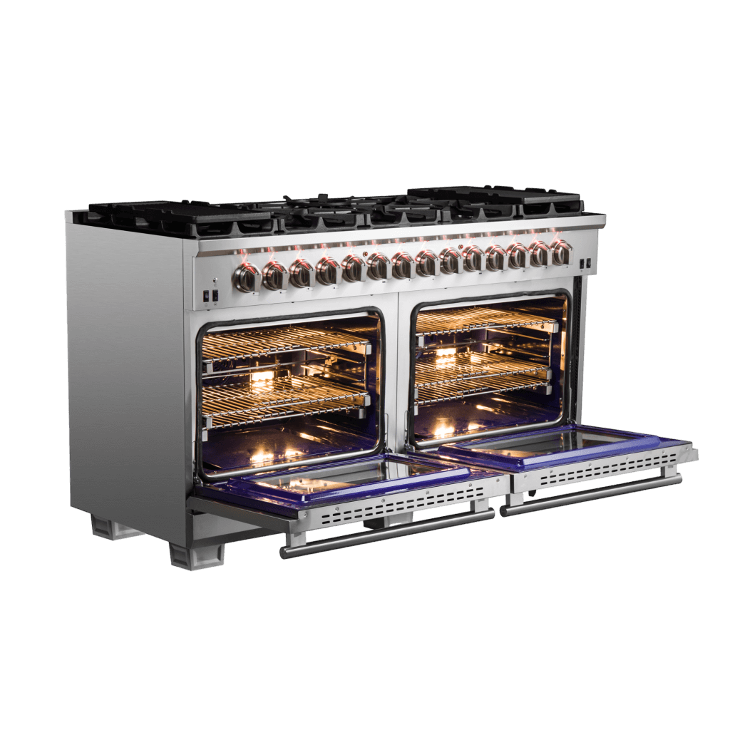 Forno Capriasca 60″ Freestanding Dual Fuel Range (FFSGS6187-60)