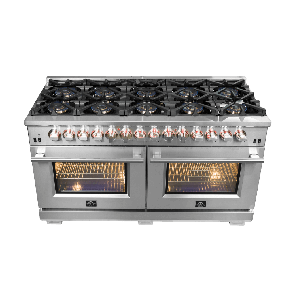 Forno Capriasca 60″ Freestanding Dual Fuel Range (FFSGS6187-60)