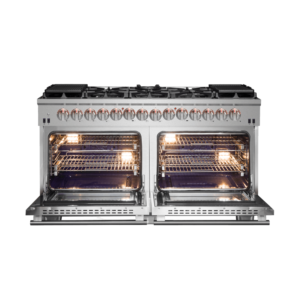 Forno Capriasca 60″ Freestanding Dual Fuel Range (FFSGS6187-60)