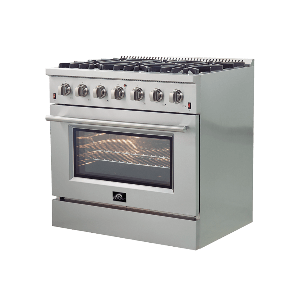 Forno Galiano – 36″ Freestanding Gas Range (FFSGS6244-36)