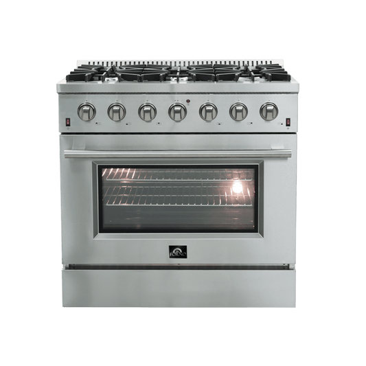 Forno Galiano – 36″ Freestanding Gas Range (FFSGS6244-36)