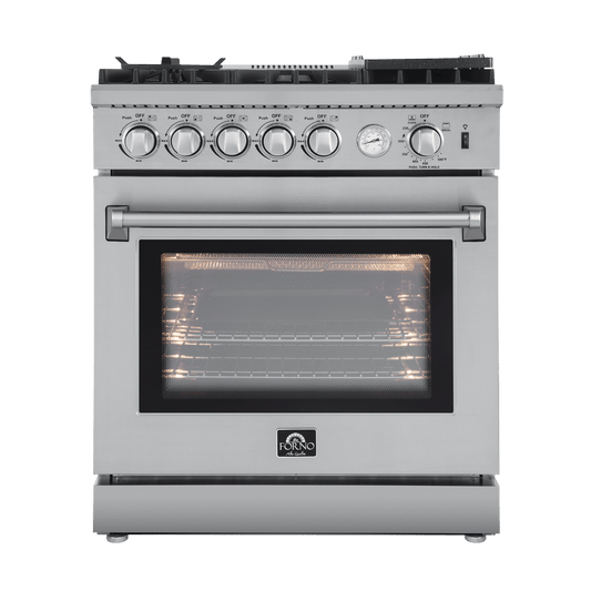 Forno Lazio 30″ Freestanding Gas Range (FFSGS6276-30)