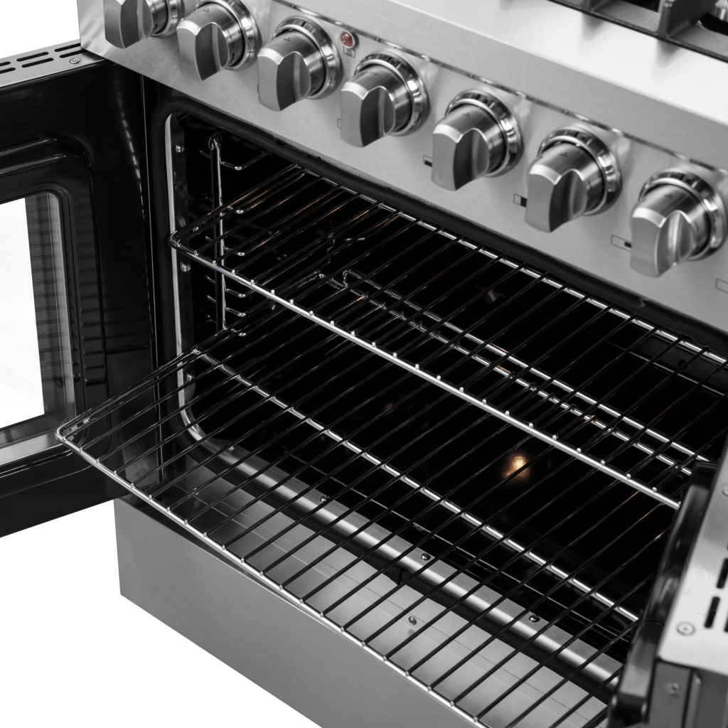 FORNO Galiano 30″ Freestanding French Door Dual Fuel Range (FFSGS6356-30)